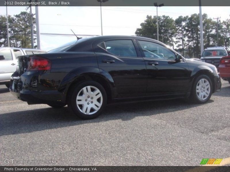 Black / Black 2012 Dodge Avenger SE