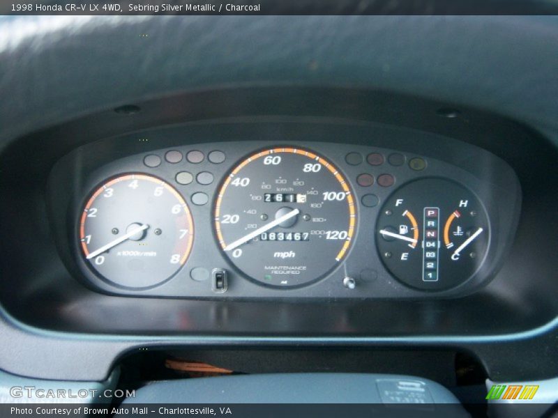  1998 CR-V LX 4WD LX 4WD Gauges