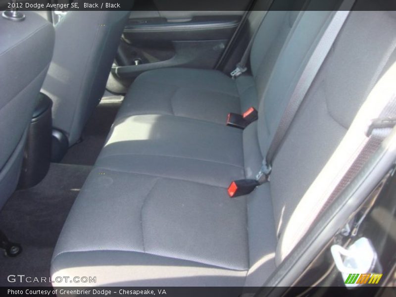 Black / Black 2012 Dodge Avenger SE