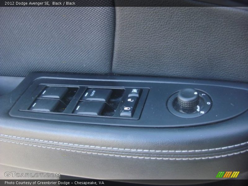 Black / Black 2012 Dodge Avenger SE