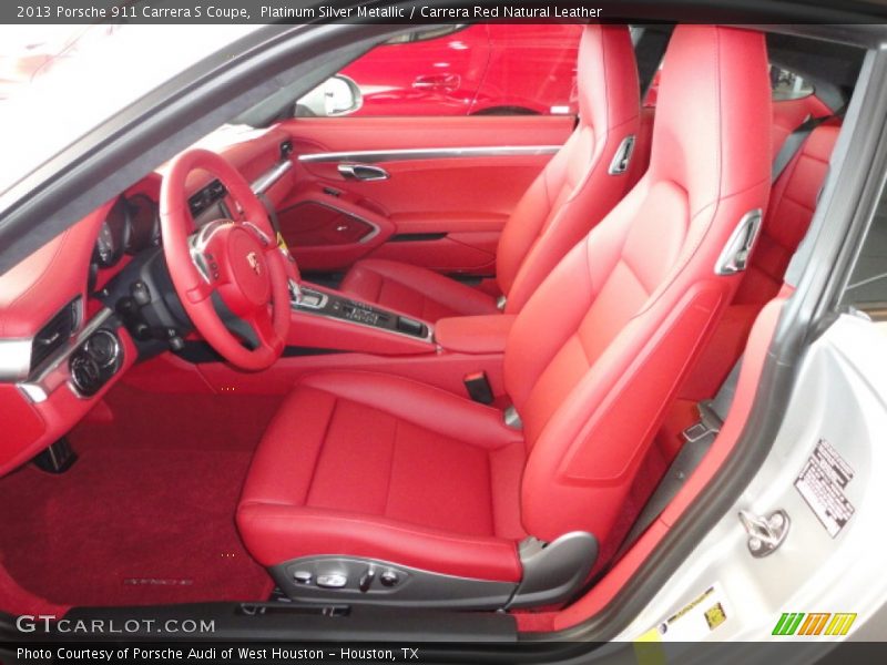  2013 911 Carrera S Coupe Carrera Red Natural Leather Interior