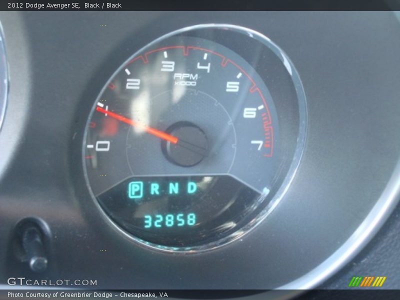 Black / Black 2012 Dodge Avenger SE