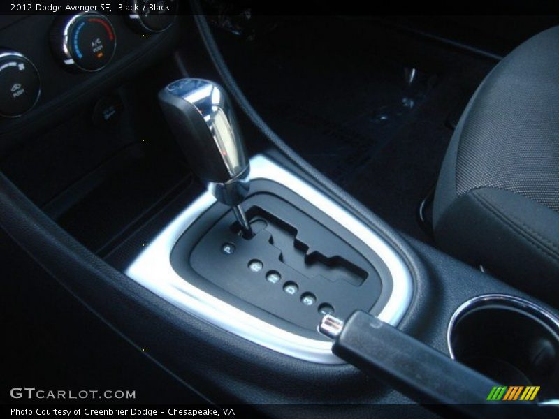 Black / Black 2012 Dodge Avenger SE