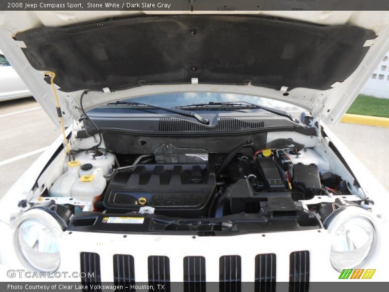 Stone White / Dark Slate Gray 2008 Jeep Compass Sport