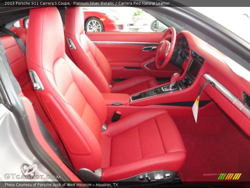  2013 911 Carrera S Coupe Carrera Red Natural Leather Interior