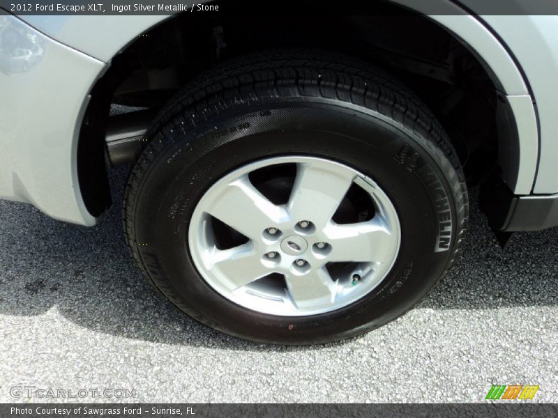 Ingot Silver Metallic / Stone 2012 Ford Escape XLT