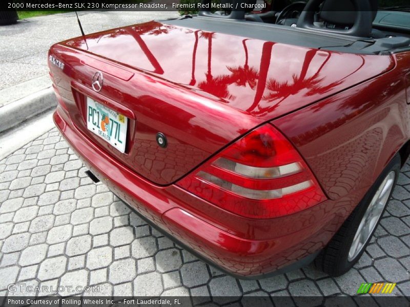 Firemist Red Metallic / Charcoal 2000 Mercedes-Benz SLK 230 Kompressor Roadster