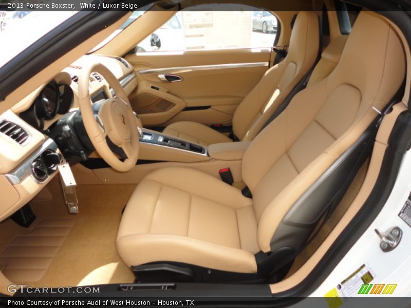  2013 Boxster  Luxor Beige Interior