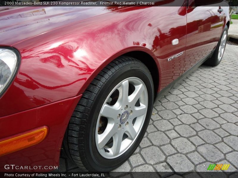 Firemist Red Metallic / Charcoal 2000 Mercedes-Benz SLK 230 Kompressor Roadster