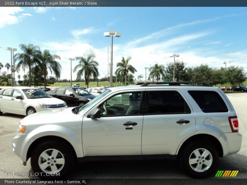 Ingot Silver Metallic / Stone 2012 Ford Escape XLT