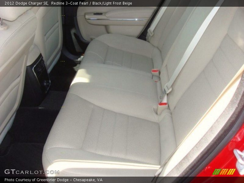 Redline 3-Coat Pearl / Black/Light Frost Beige 2012 Dodge Charger SE