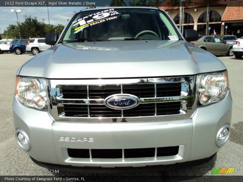 Ingot Silver Metallic / Stone 2012 Ford Escape XLT