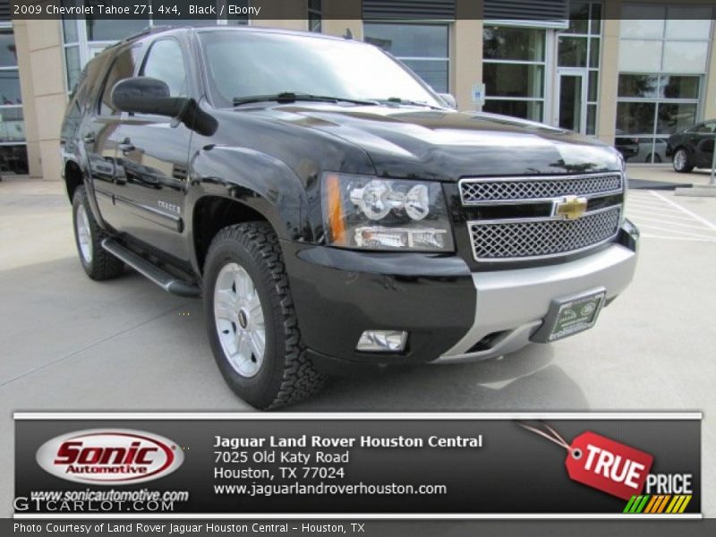 Black / Ebony 2009 Chevrolet Tahoe Z71 4x4