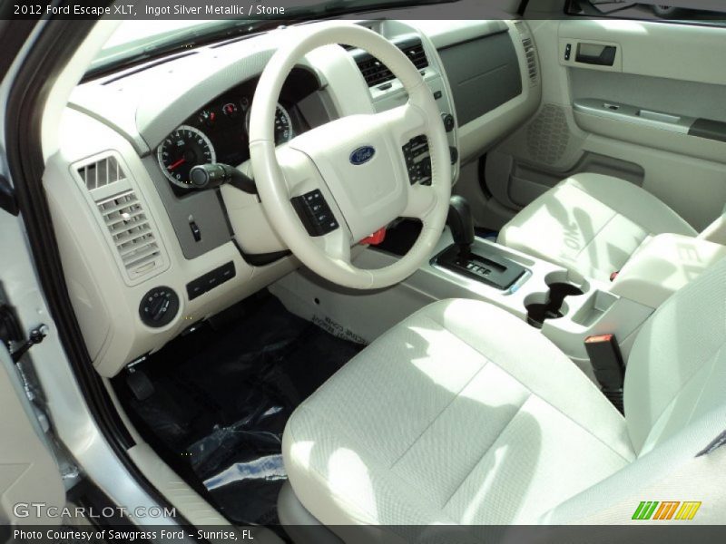 Ingot Silver Metallic / Stone 2012 Ford Escape XLT