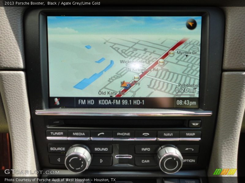 Navigation of 2013 Boxster 