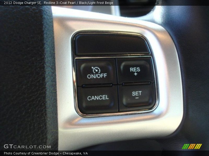 Redline 3-Coat Pearl / Black/Light Frost Beige 2012 Dodge Charger SE