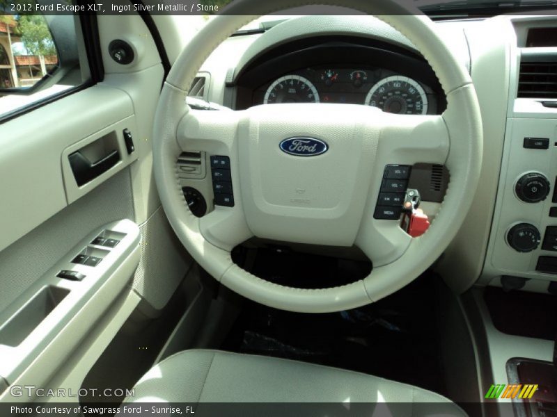 Ingot Silver Metallic / Stone 2012 Ford Escape XLT