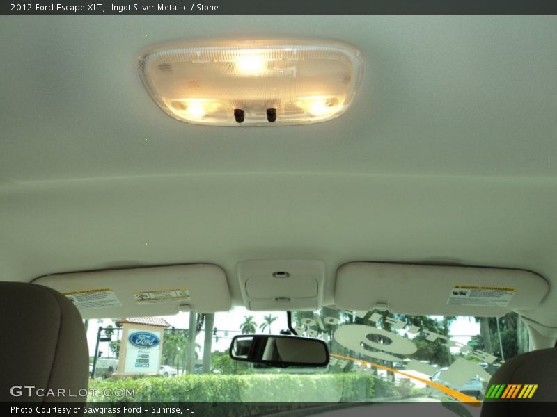 Ingot Silver Metallic / Stone 2012 Ford Escape XLT