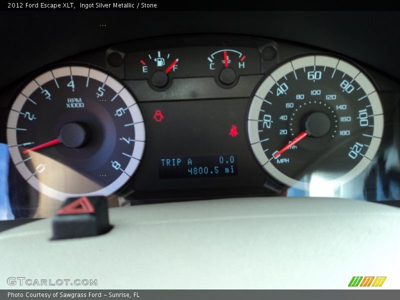Ingot Silver Metallic / Stone 2012 Ford Escape XLT
