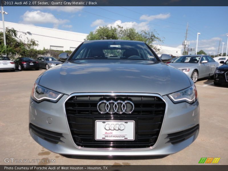 Quartz Gray Metallic / Black 2013 Audi A6 2.0T Sedan