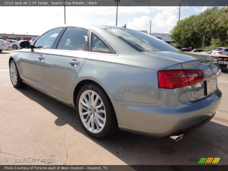 Quartz Gray Metallic / Black 2013 Audi A6 2.0T Sedan