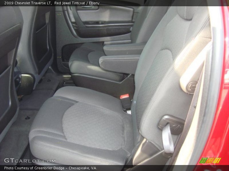 Red Jewel Tintcoat / Ebony 2009 Chevrolet Traverse LT
