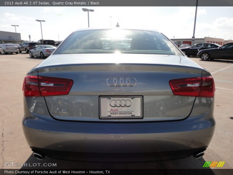 Quartz Gray Metallic / Black 2013 Audi A6 2.0T Sedan