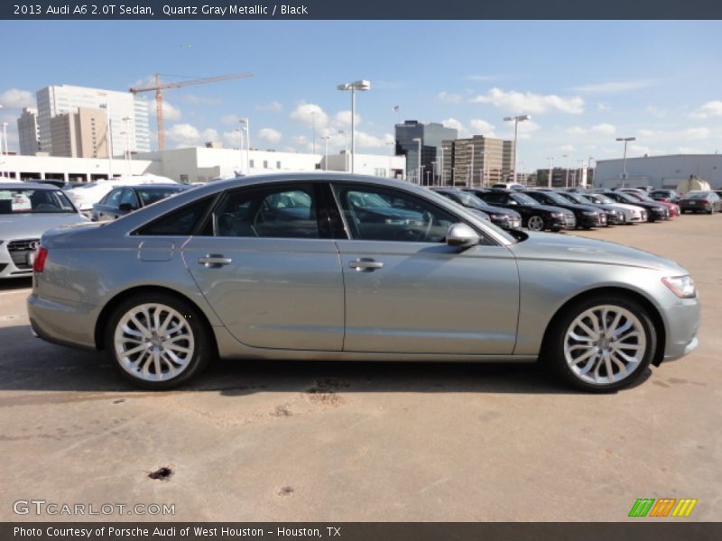 Quartz Gray Metallic / Black 2013 Audi A6 2.0T Sedan