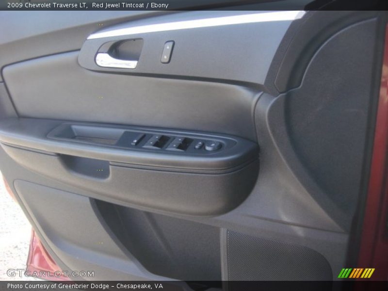 Red Jewel Tintcoat / Ebony 2009 Chevrolet Traverse LT