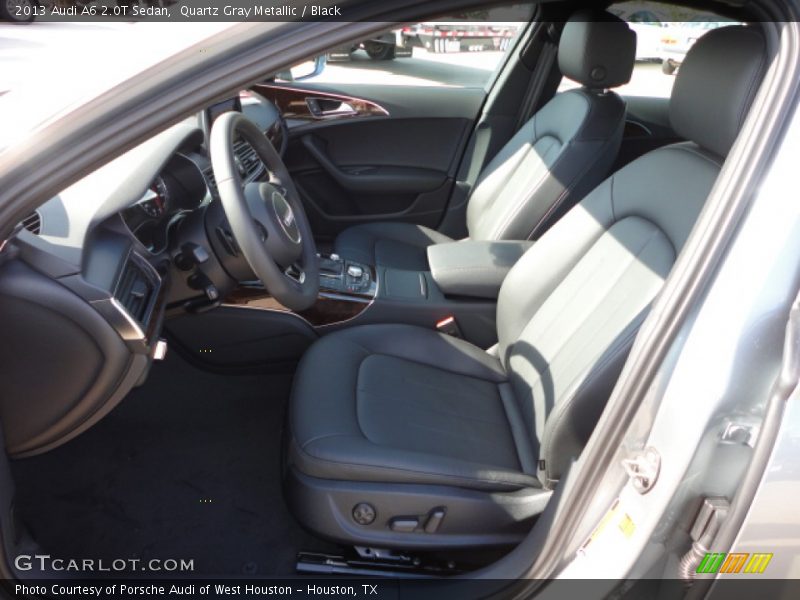 Quartz Gray Metallic / Black 2013 Audi A6 2.0T Sedan