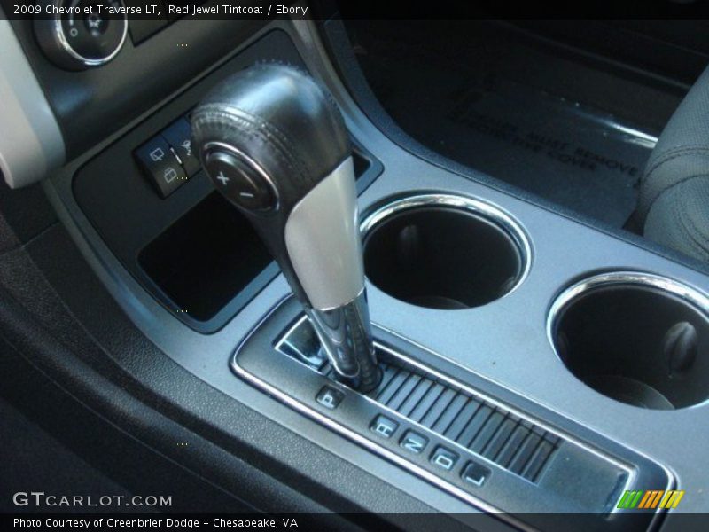 Red Jewel Tintcoat / Ebony 2009 Chevrolet Traverse LT