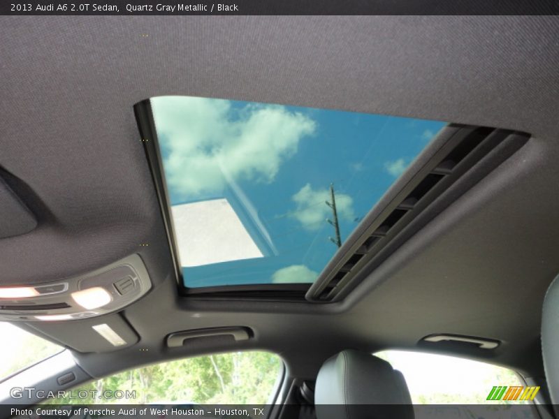 Quartz Gray Metallic / Black 2013 Audi A6 2.0T Sedan