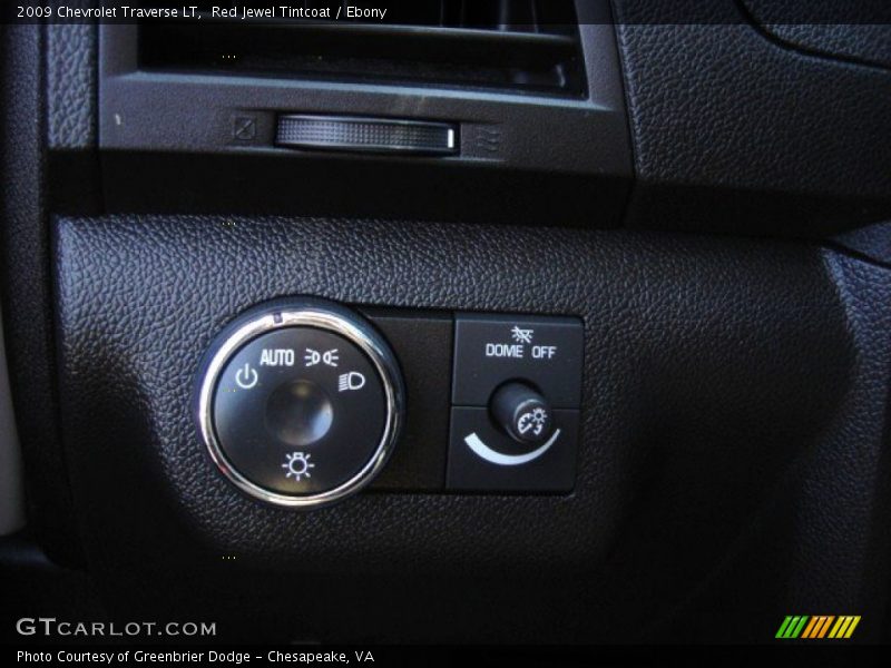 Red Jewel Tintcoat / Ebony 2009 Chevrolet Traverse LT