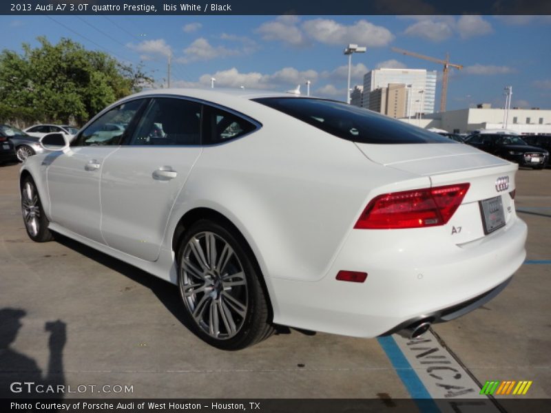 Ibis White / Black 2013 Audi A7 3.0T quattro Prestige