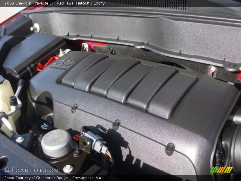 Red Jewel Tintcoat / Ebony 2009 Chevrolet Traverse LT