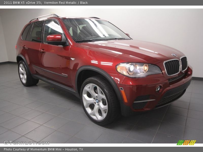 Vermilion Red Metallic / Black 2011 BMW X5 xDrive 35i