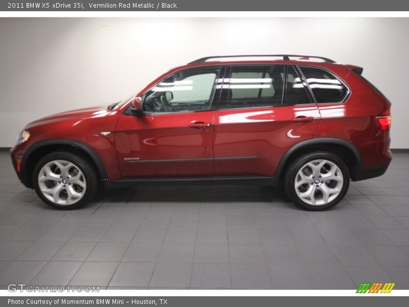 Vermilion Red Metallic / Black 2011 BMW X5 xDrive 35i