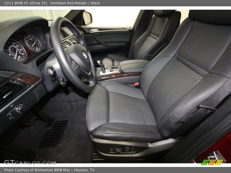 Vermilion Red Metallic / Black 2011 BMW X5 xDrive 35i