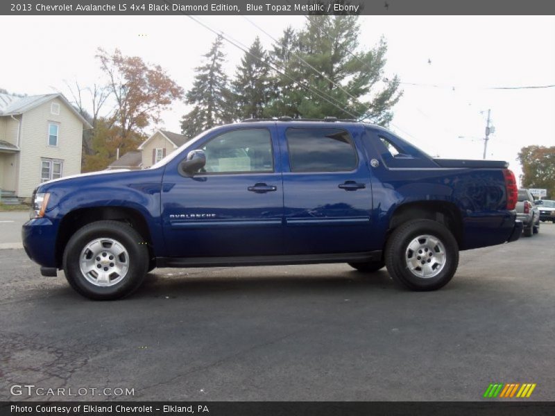  2013 Avalanche LS 4x4 Black Diamond Edition Blue Topaz Metallic