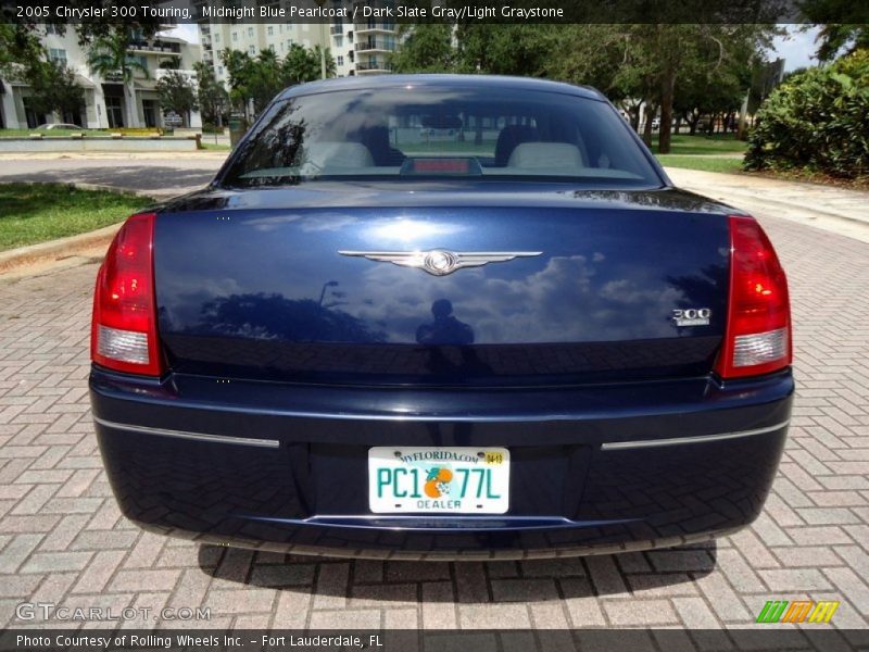 Midnight Blue Pearlcoat / Dark Slate Gray/Light Graystone 2005 Chrysler 300 Touring