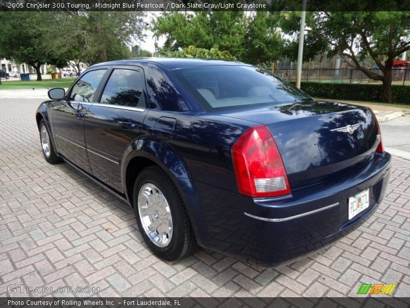 Midnight Blue Pearlcoat / Dark Slate Gray/Light Graystone 2005 Chrysler 300 Touring