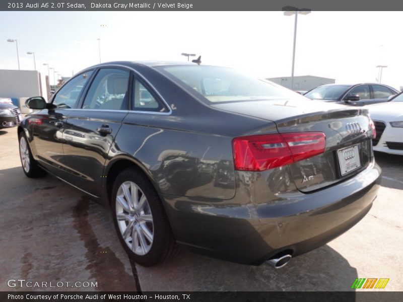 Dakota Gray Metallic / Velvet Beige 2013 Audi A6 2.0T Sedan