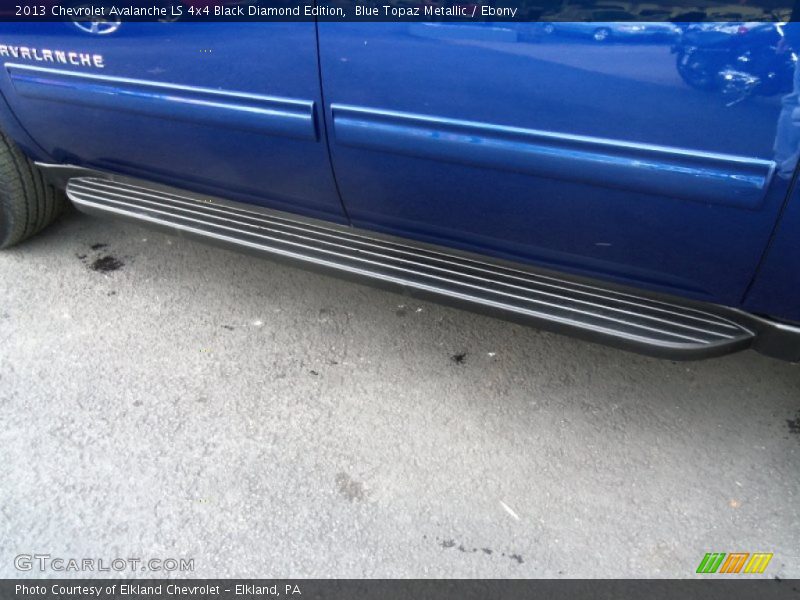 Blue Topaz Metallic / Ebony 2013 Chevrolet Avalanche LS 4x4 Black Diamond Edition