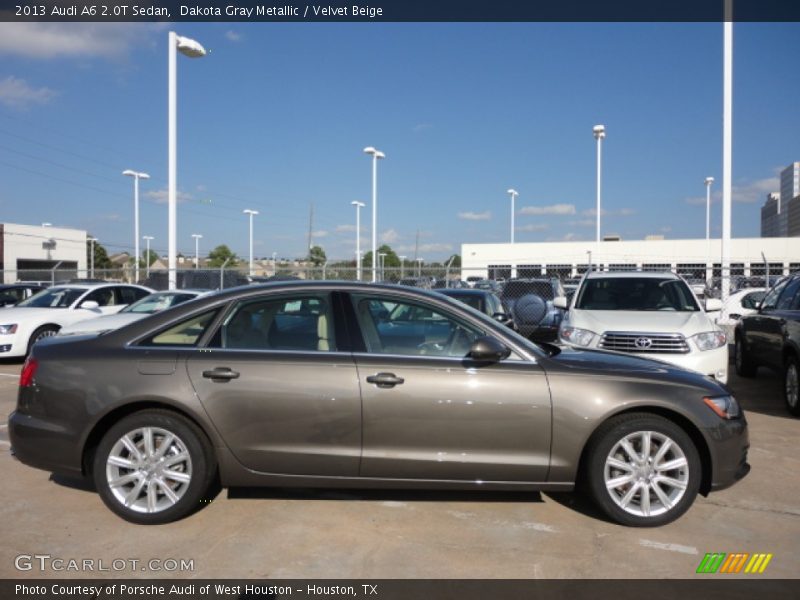 Dakota Gray Metallic / Velvet Beige 2013 Audi A6 2.0T Sedan