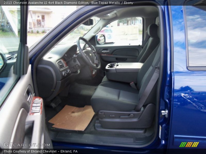 Blue Topaz Metallic / Ebony 2013 Chevrolet Avalanche LS 4x4 Black Diamond Edition