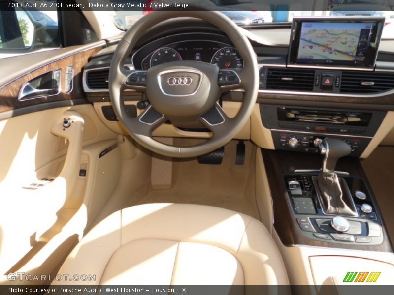 Dakota Gray Metallic / Velvet Beige 2013 Audi A6 2.0T Sedan