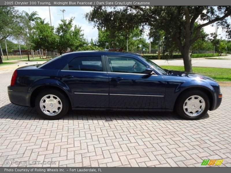 Midnight Blue Pearlcoat / Dark Slate Gray/Light Graystone 2005 Chrysler 300 Touring