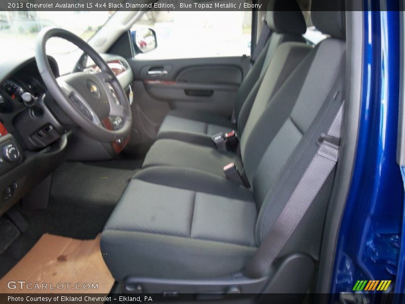 Blue Topaz Metallic / Ebony 2013 Chevrolet Avalanche LS 4x4 Black Diamond Edition
