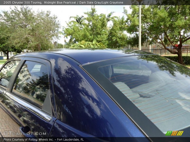 Midnight Blue Pearlcoat / Dark Slate Gray/Light Graystone 2005 Chrysler 300 Touring