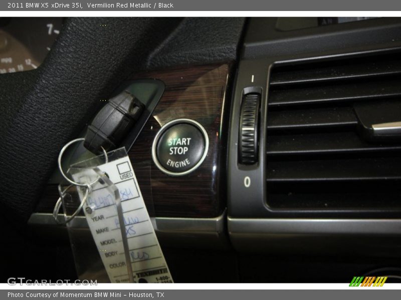 Vermilion Red Metallic / Black 2011 BMW X5 xDrive 35i